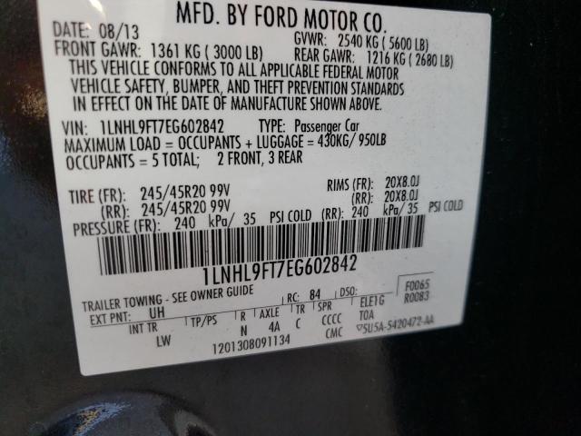 Photo 14 from auction – 2014 LINCOLN MKS with VIN 1LNHL9FT7EG602842