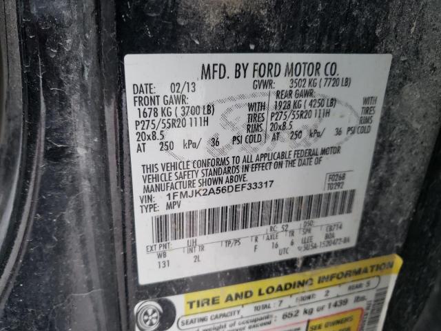 Photo 14 from auction – 2013 FORD EXPEDITION with VIN 1FMJK2A56DEF33317