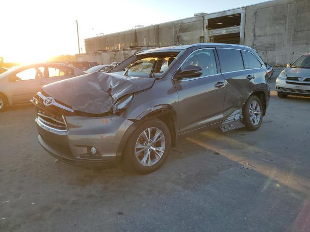 TOYOTA HIGHLANDER 2015 with VIN 5TDJKRFH8FS164313 - Photo from auction