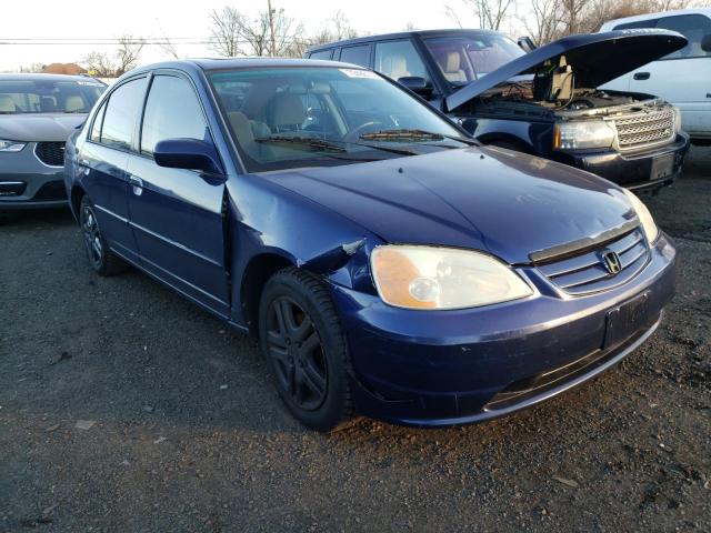HONDA CIVIC EX 2002 with VIN 2HGES26762H580273 - Photo from auction