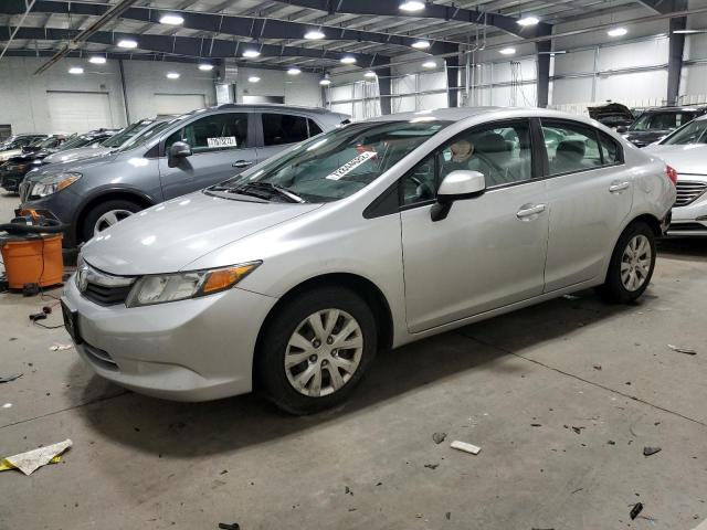 HONDA CIVIC LX 2012 with VIN 19XFB2F5XCE100735 - Photo from auction