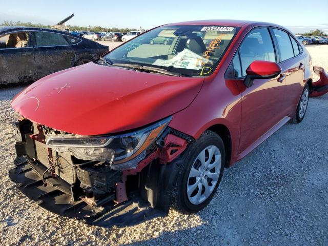 TOYOTA COROLLA LE 2021 with VIN 5YFEPMAE0MP165528 - Photo from auction