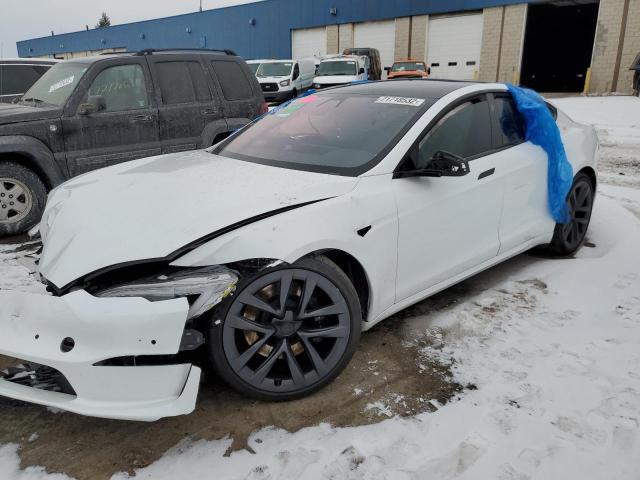 TESLA MODEL S 2021 with VIN 5YJSA1E68MF430942 - Photo from auction