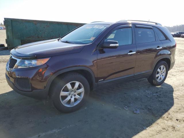 KIA SORENTO LX 2013 with VIN 5XYKTDA24DG368401 - Photo from auction