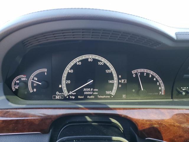 Photo 9 from auction – 2011 MERCEDES-BENZ S CLASS with VIN WDDNG8GB1BA404080