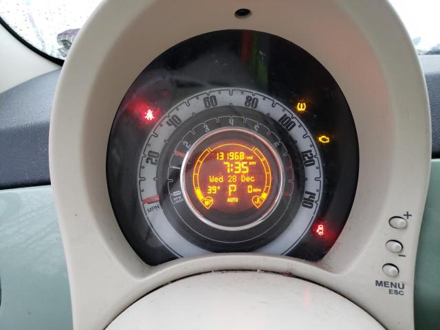 Photo 9 from auction – 2012 FIAT 500 with VIN 3C3CFFAR0CT335346