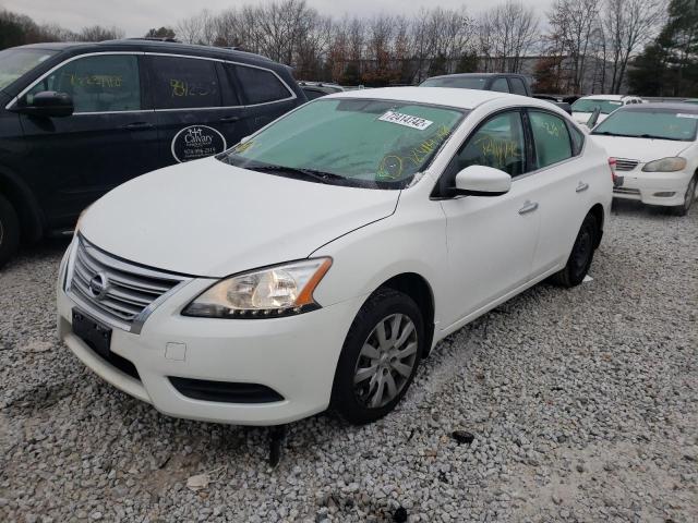 Photo 1 from auction – 2014 NISSAN SENTRA with VIN 3N1AB7AP6EL682446