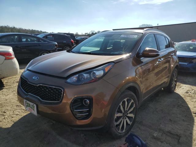 KIA SPORTAGE E 2017 with VIN KNDPNCAC6H7146948 - Photo from auction