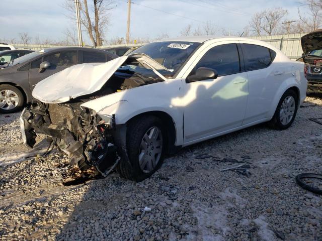 DODGE AVENGER SE 2012 with VIN 1C3CDZAB4CN238211 - Photo from auction