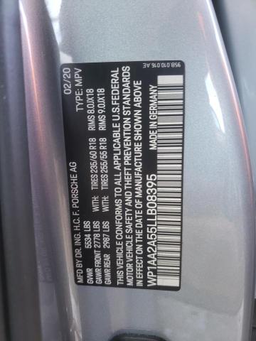 Photo 14 from auction – 2020 PORSCHE MACAN with VIN WP1AA2A55LLB08395