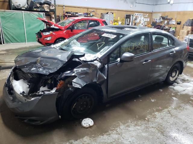 HONDA CIVIC EX 2012 with VIN 2HGFB2F87CH607902 - Photo from auction