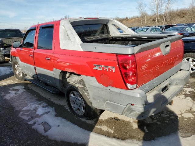 Photo 2 from auction – 2002 CHEVROLET AVALANCHE with VIN 3GNEC13T02G225114