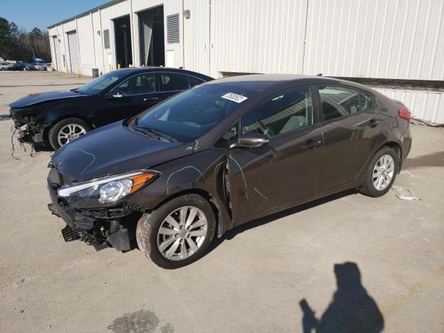 KIA FORTE LX 2014 with VIN KNAFX4A60E5203641 - Photo from auction