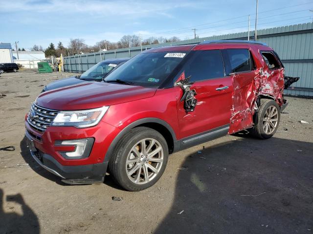 FORD EXPLORER L 2017 with VIN 1FM5K8F89HGE41815 - Photo from auction