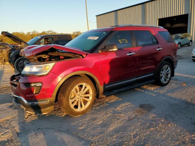 FORD EXPLORER L 2018 with VIN 1FM5K7F83JGB75529 - Photo from auction