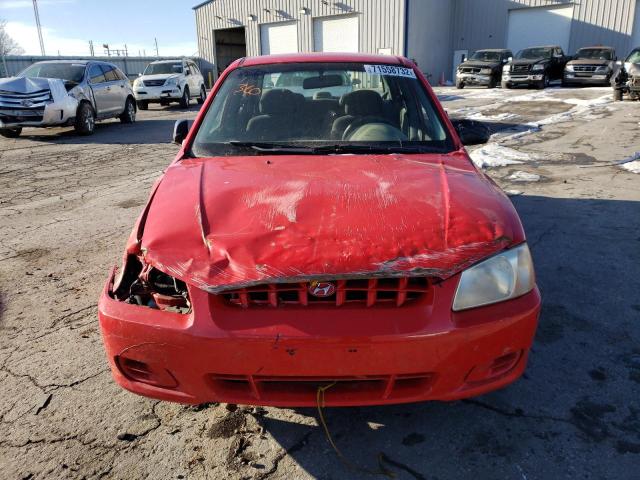 Photo 5 from auction – 2001 HYUNDAI ACCENT GL with VIN KMHCG45C71U191487