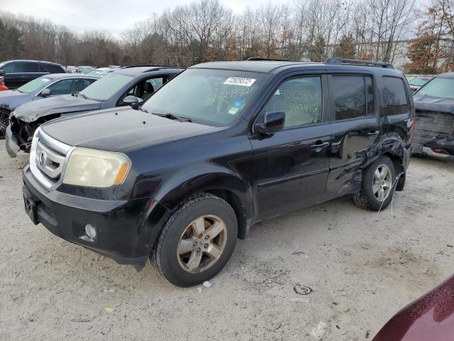 HONDA PILOT EXLN 2011 with VIN 5FNYF4H7XBB010467 - Photo from auction