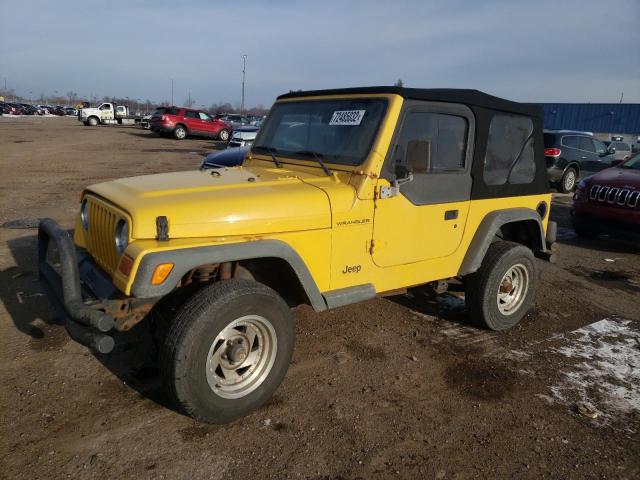JEEP WRANGLER / 2000 with VIN 1J4FA29P3YP757183 - Photo from auction