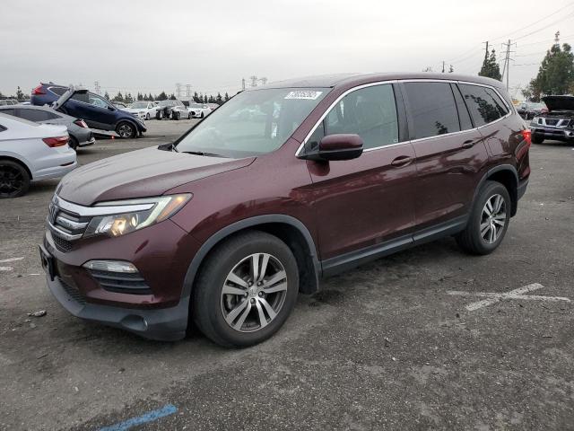 HONDA PILOT EXL 2016 with VIN 5FNYF5H66GB046662 - Photo from auction
