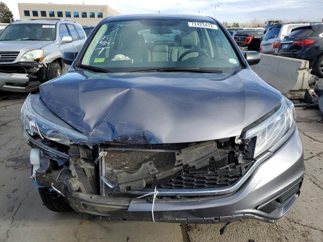 Photo 5 from auction – 2016 HONDA CR-V LX with VIN 5J6RM4H36GL115612