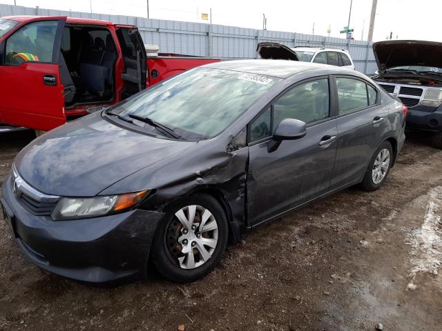 HONDA CIVIC LX 2012 with VIN 19XFB2F56CE045362 - Photo from auction