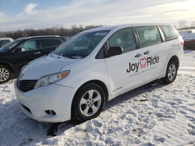 TOYOTA SIENNA 2017 with VIN 5TDZZ3DC7HS770742 - Photo from auction