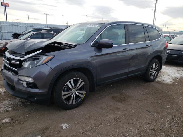 HONDA PILOT EXL 2016 with VIN 5FNYF6H54GB047256 - Photo from auction
