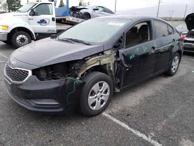 KIA FORTE LX 2015 with VIN KNAFK4A67F5323940 - Photo from auction