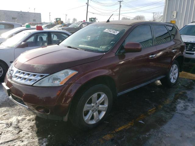 NISSAN MURANO SL 2006 with VIN JN8AZ08W86W525918 - Photo from auction