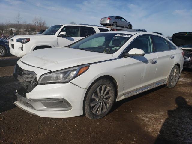HYUNDAI SONATA SPO 2016 with VIN 5NPE34AF7GH423520 - Photo from auction