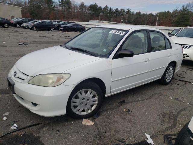 Photo 1 from auction – 2004 HONDA CIVIC LX with VIN 2HGES16614H557875