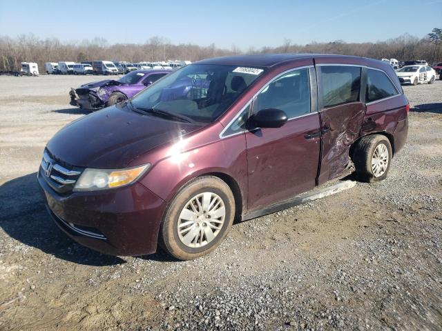 Photo 1 from auction – 2014 HONDA ODYSSEY LX with VIN 5FNRL5H27EB003360