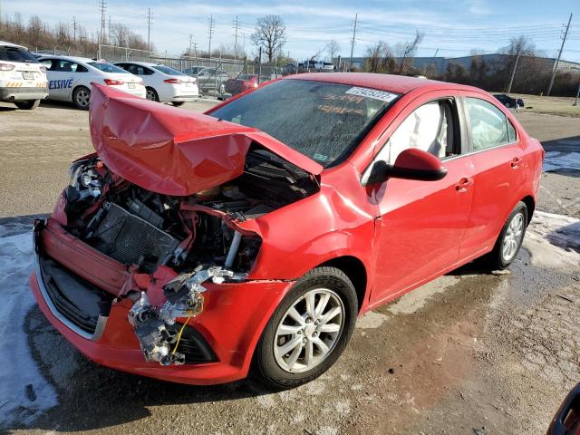 CHEVROLET SONIC LT 2017 with VIN 1G1JD5SH6H4156887 - Photo from auction