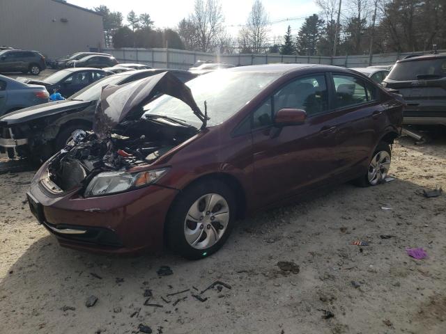HONDA CIVIC LX 2014 with VIN 2HGFB2F55EH515485 - Photo from auction