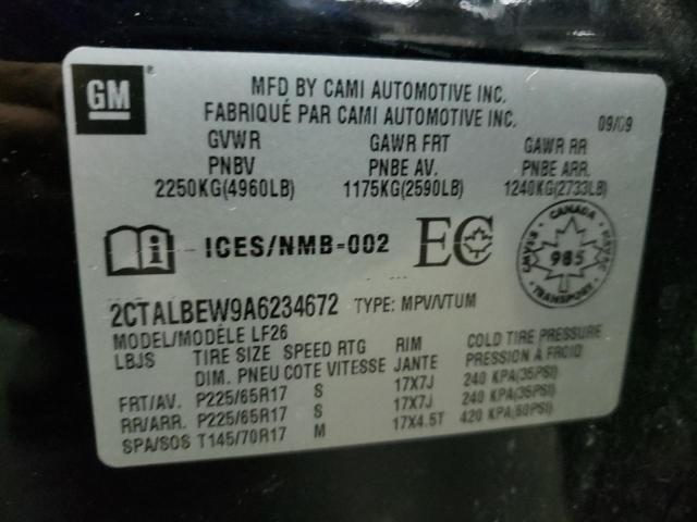 Photo 14 from auction – 2010 GMC TERRAIN SL with VIN 2CTALBEW9A6234672