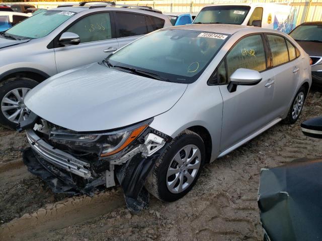 TOYOTA COROLLA LE 2021 with VIN 5YFEPMAE9MP194042 - Photo from auction