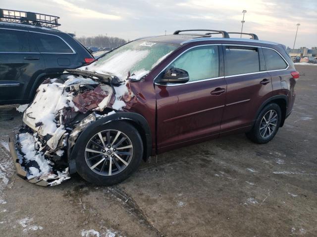 TOYOTA HIGHLANDER 2018 with VIN 5TDJZRFH8JS820918 - Photo from auction