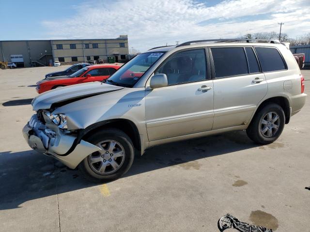 TOYOTA HIGHLANDER 2002 with VIN JTEHF21A920081888 - Photo from auction