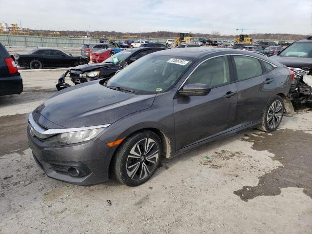 HONDA CIVIC EX 2018 with VIN JHMFC1F38JX030475 - Photo from auction