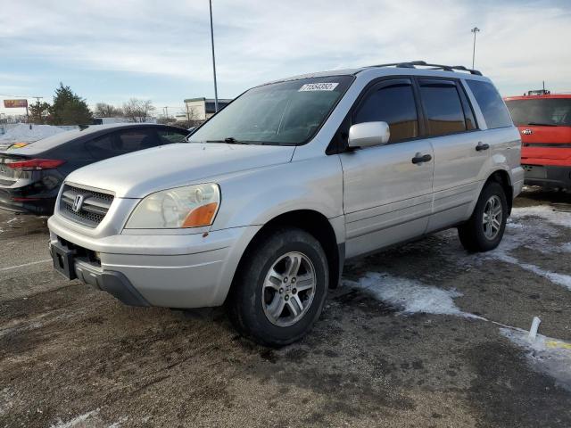 HONDA PILOT EXL 2005 with VIN 5FNYF18525B040208 - Photo from auction