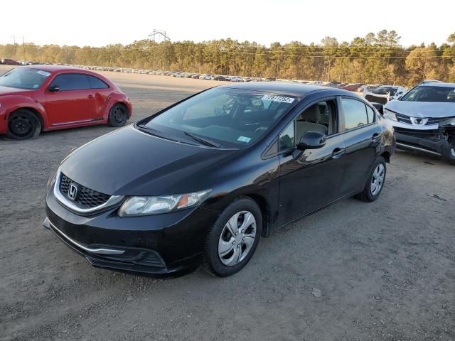 HONDA CIVIC LX 2013 with VIN 19XFB2F52DE082779 - Photo from auction