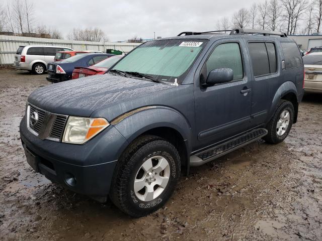 NISSAN PATHFINDER 2005 with VIN 5N1AR18W45C728866 - Photo from auction