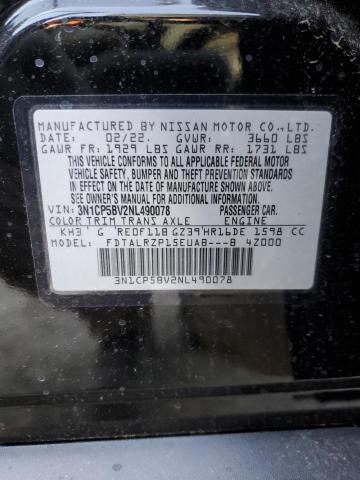 Photo 14 from auction – 2022 NISSAN KICKS S with VIN 3N1CP5BV2NL490078