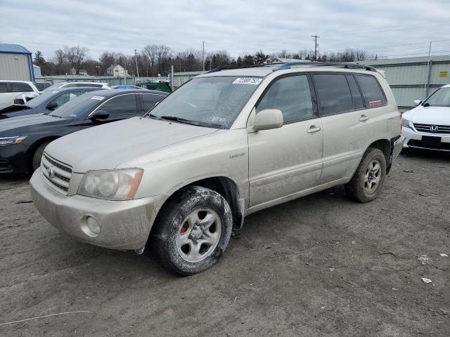TOYOTA HIGHLANDER 2001 with VIN JTEHF21A710041257 - Photo from auction