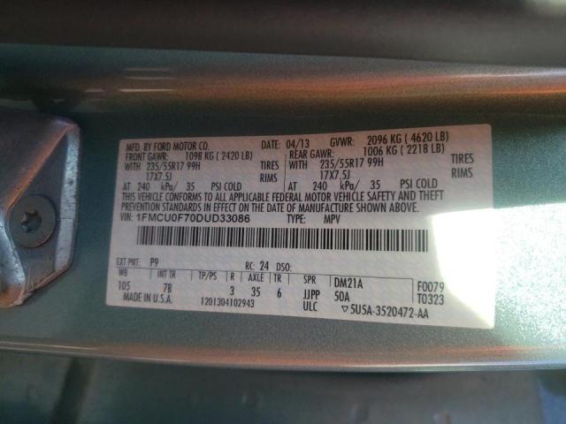 Photo 14 from auction – 2013 FORD ESCAPE S with VIN 1FMCU0F70DUD33086