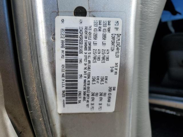 Photo 14 from auction – 2005 DODGE CARAVAN SX with VIN 1D4GP45R65B191026