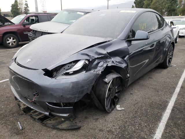TESLA MODEL Y 2022 with VIN 7SAYGDEF7NF389556 - Photo from auction