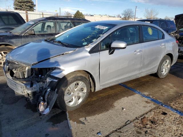 HONDA CIVIC LX 2014 with VIN 19XFB2E52EE004103 - Photo from auction
