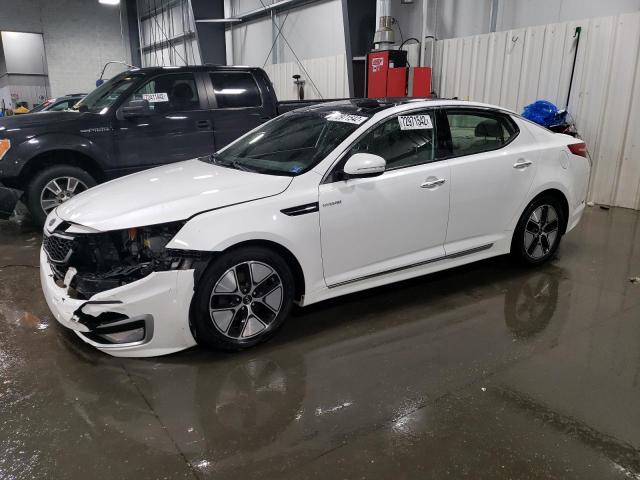 KIA OPTIMA HYB 2013 with VIN KNAGM4AD0D5049782 - Photo from auction