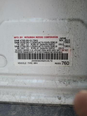 Photo 14 from auction – 2016 MITSUBISHI OUTLANDER with VIN JA4AD3A33GZ018172